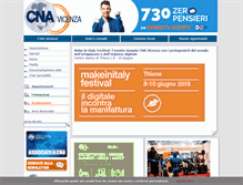 Tablet Screenshot of cnavicenza.it